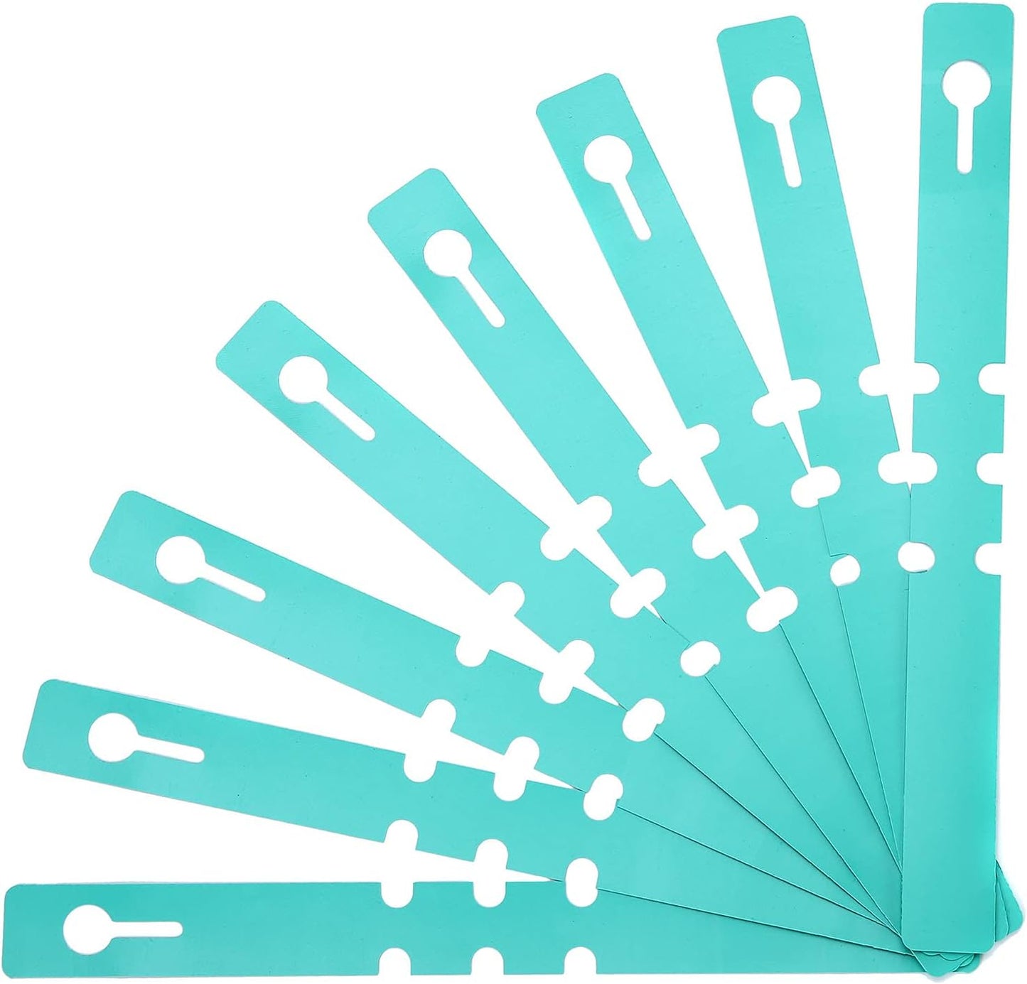 200 Pcs Green Plastic Plant Tags with a Marker Pen, Wrap Around Hanging Tree Tags Nursery Garden Labels Waterproof Nursery Garden Stakes, 2x20cm