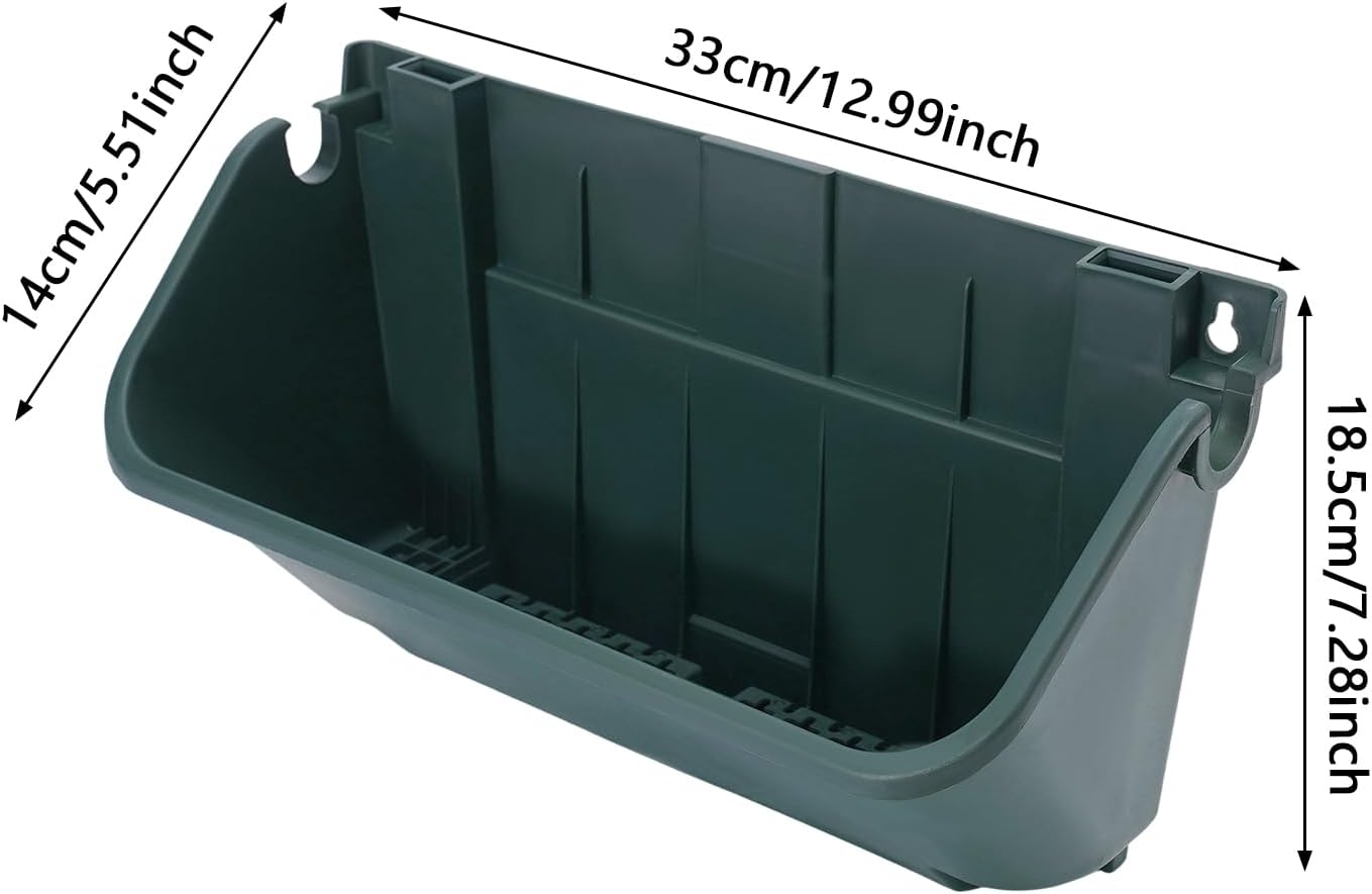 24 Pack Vertical Garden Planter,13 inch Wall Mounted Planter for Patio Indoor Outdoor Decor, Garden Self Watering Pot Balcony Plant Vegetable Fruit Herb Hanging Pocket Holder Flowerpot (Army Green)