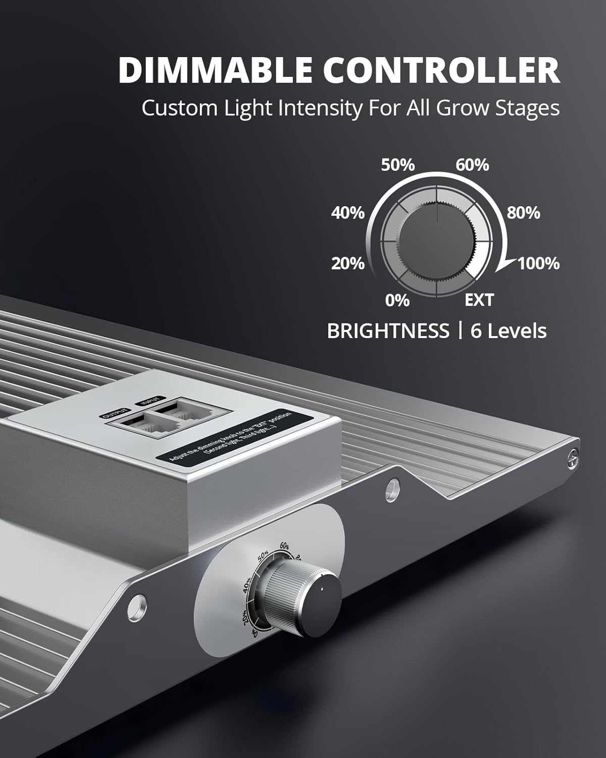 VIPARSPECTRA XS1500 LED Grow Lights for Seed Starting Compatible with Samsung LM301H Diodes and MeanWell Driver, Dimming Daisy Chain Grow Lights for Indoor Plants Full Spectrum for 2x2/3x3 Grow Tent