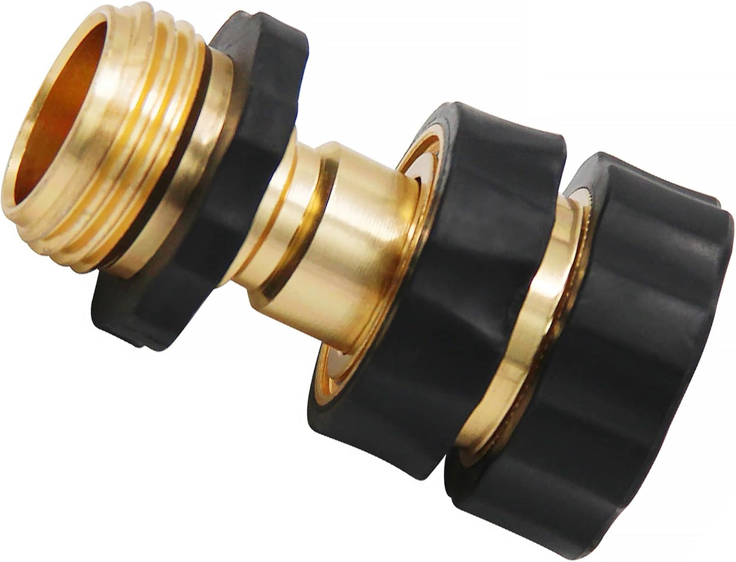 3/4 Inch Garden Hose Quick Connector Fittings, Easy Connector Fitting, Male and Female Set, (6)