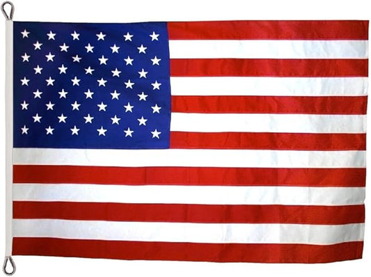 Annin Flagmakers (2350) SolarGuard Nyl-Glo American Flag, Made in USA, 10 x 19 Feet, Nylon