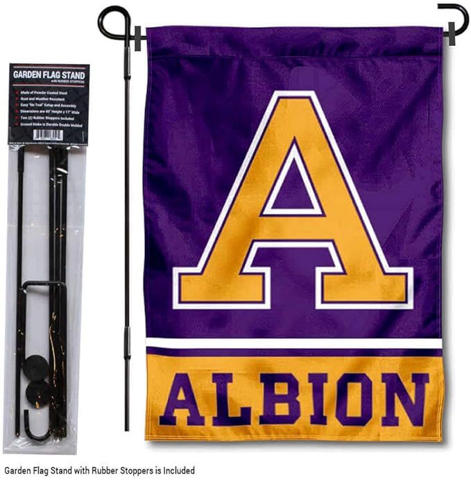 College Flags & Banners Co. Albion Britons Garden Flag with Stand Holder