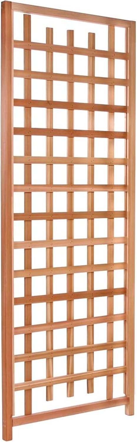 All Things Cedar 33" x 84" Outdoor Single Trellis Handcrafted for Climbing Plants