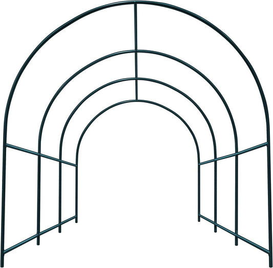 Multi-Size Large Garden Support Arch Frame Climbing Plant Arch Arbor for Flowers/Fruits/Vegetables (9.8ft x 7ft x 7.2ft)