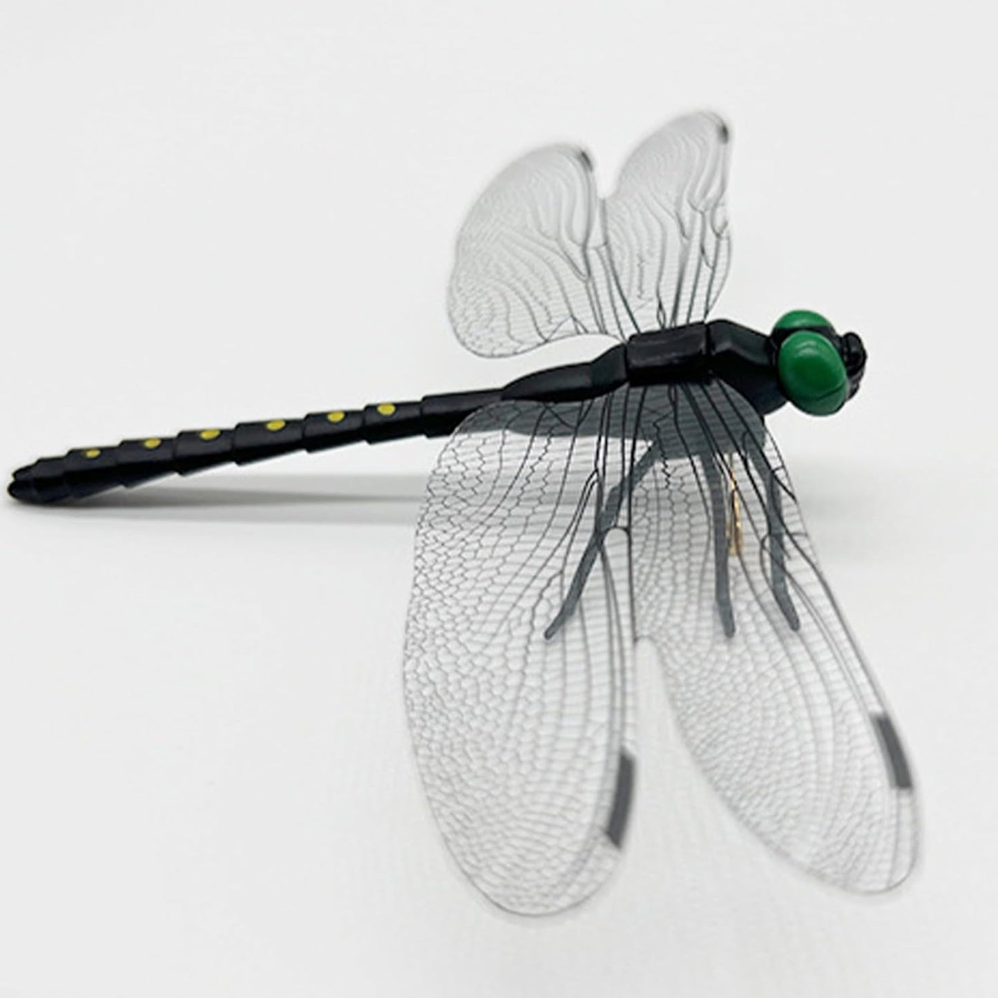 20 Pcs Dragon Fly Clips for Bugs Repellent, 3D Artificial Dragonfly Hat Clip, Dragonfly Garden Decor (20, Black*20 Pcs)