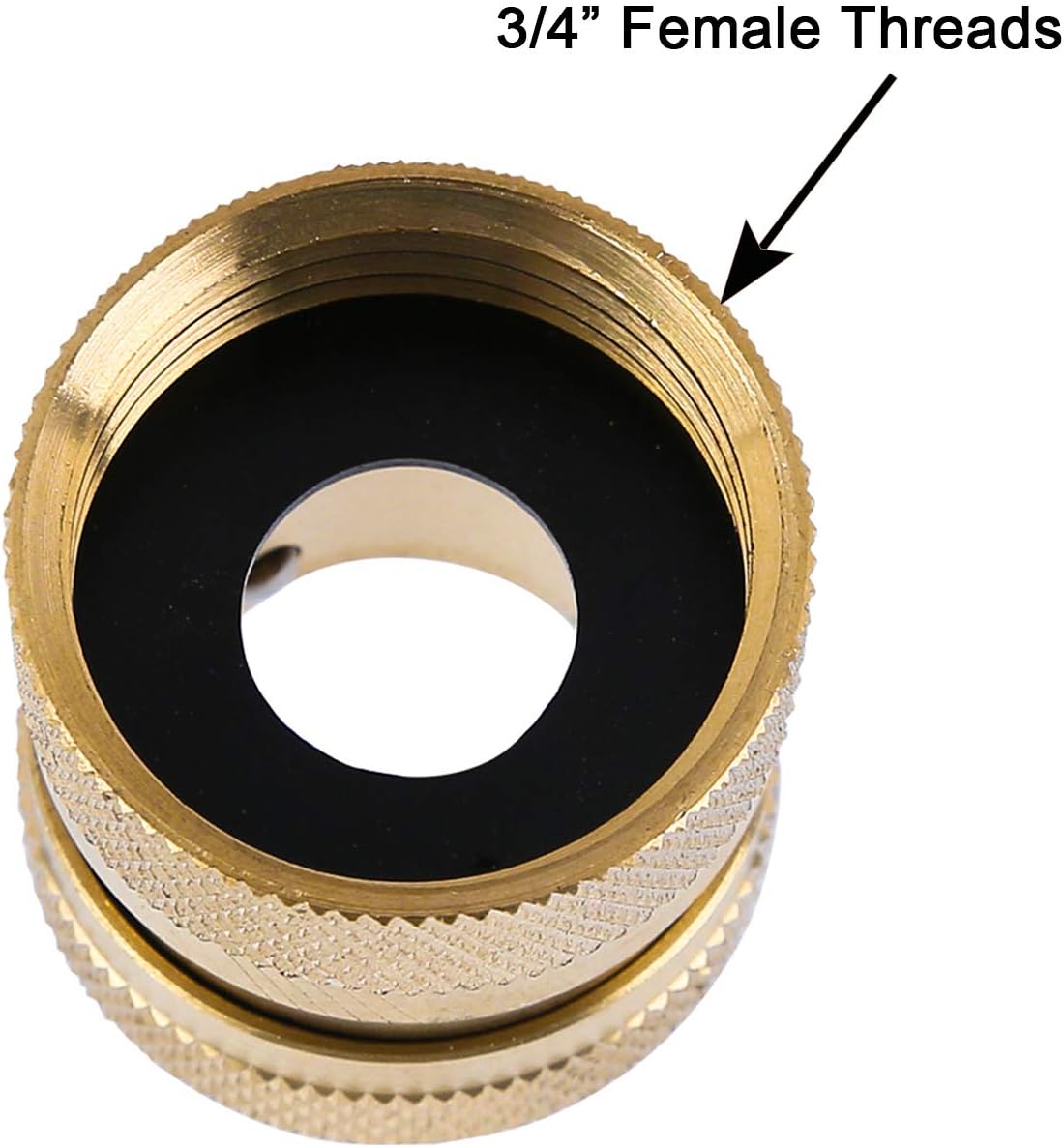 Garden Hose Quick Connect Brass Hose Quick Connectors Water Hose Connector 3/4"GTH (3 Female Coupler+ 6 Male Nipples)