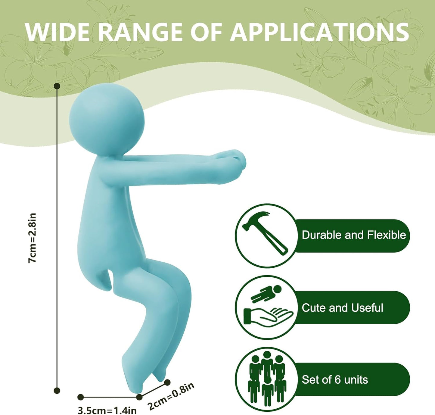 BlissfulTime Plant Propagation Buddy, 6pcs Propagating Holders, Plant Cutting Holder Plant Support for Sprouts, Propagation Buddy for Indoor Gardens or for Stems, Shoots and Cuttings
