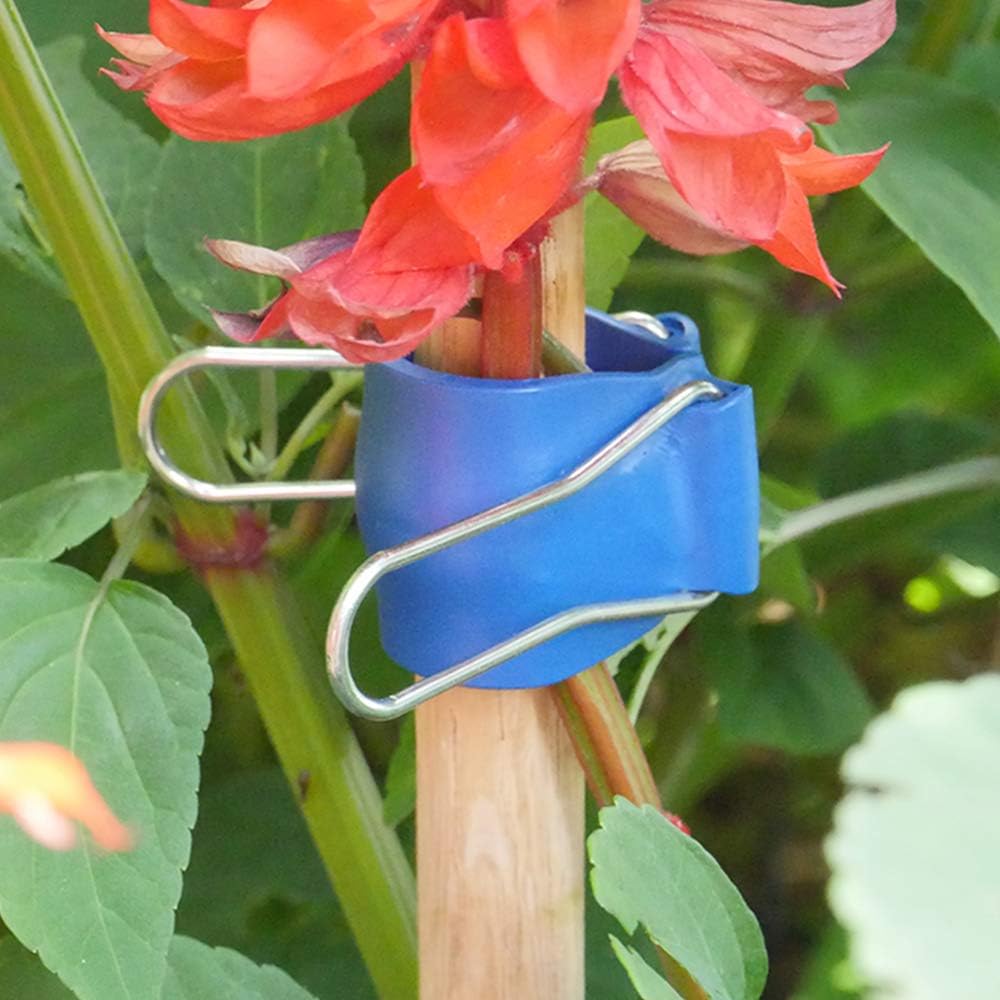 Cable Management Clips – Reusable, Versatile Cord Holders for Outdoor String Lights & Décor - 30 Pack (10 Small White, 10 Medium Blue, 10 Large Black)