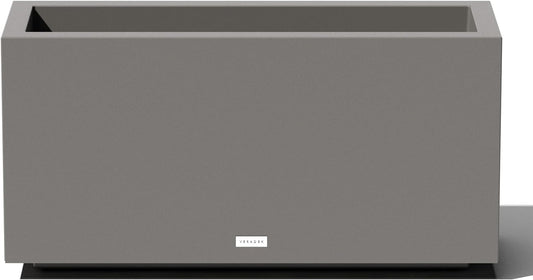 Veradek Block Series Long Box Planter - Large Rectangular Planter for Indoor or Outdoor Patio/Porch | Durable All-Weather Use with Drainage Holes | Modern Décor for Tall Plants, Flowers or Shrubs