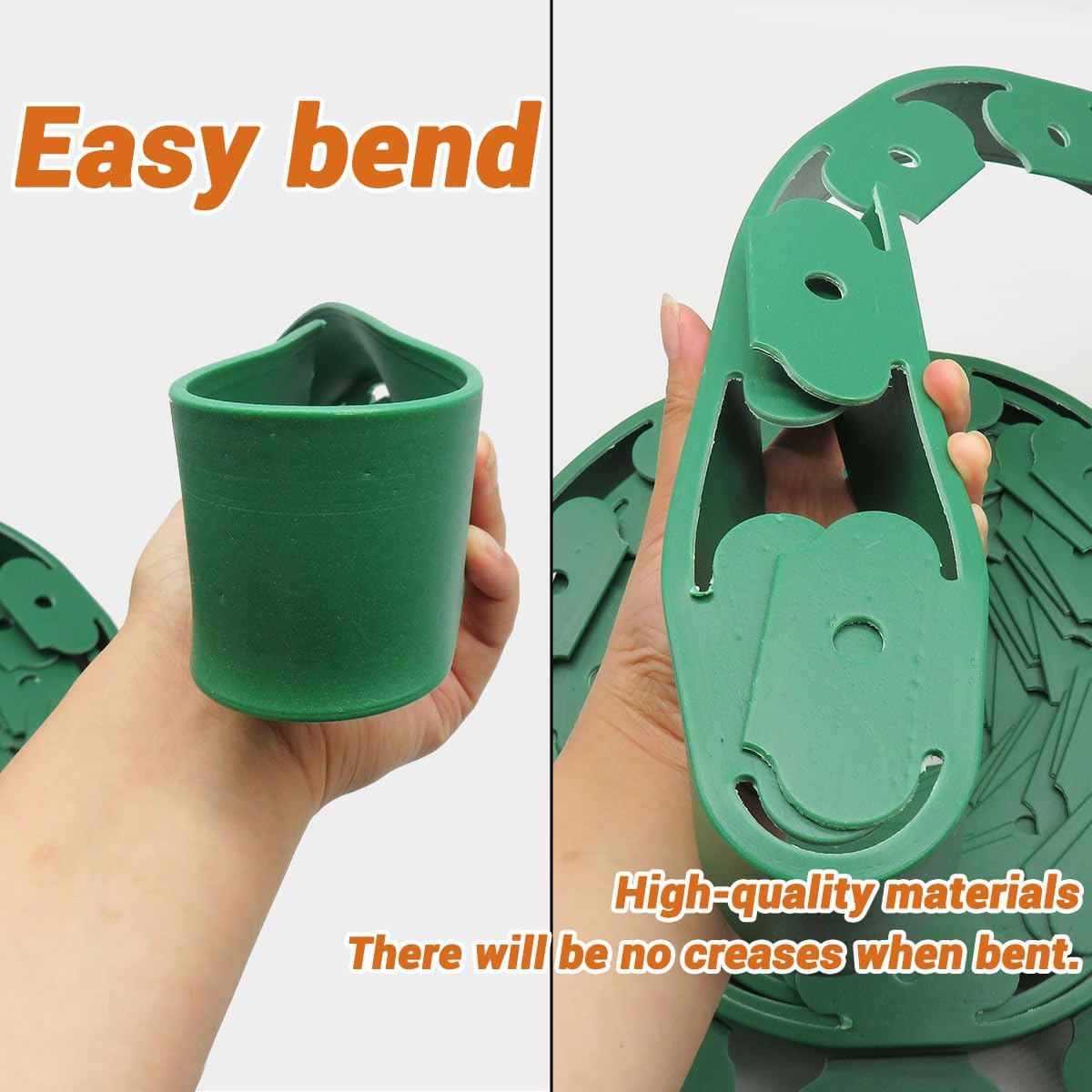 Landscape Edging, Garden Edging Border, Flower Bed Edging Borders Lawn Edging Borders Landscape Edging Border Garden Edging Border Wild Flower Garden Border Paver Edging (Green-66ft)