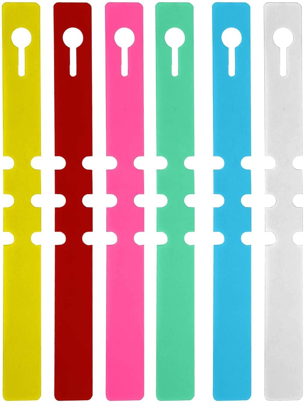 KINJOEK 1200 PCS Green Plant Labels, Adjustable Wrap Around Waterproof Hanging Garden Tree Tags, 2x20cm