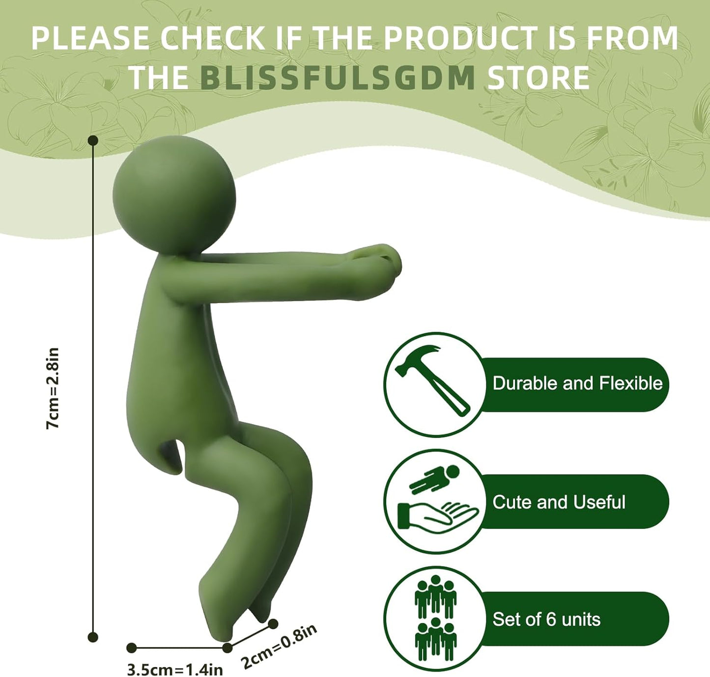 Plant Propagation Buddy, 6pcs Plant Propagation Holder, Plant Cutting Holder Plant Support for Sprouts, Plant Propagation Friends for Indoor Gardens Or for Stems, Shoots and Cuttings