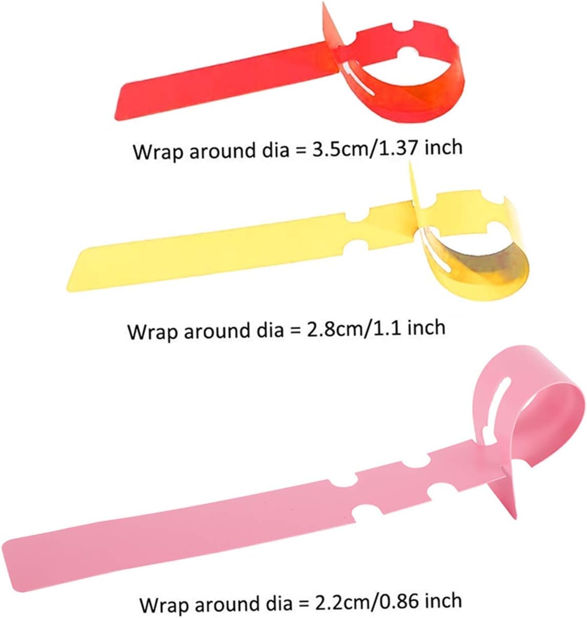 YaeCCC 600 Pcs Plant Labels, PVC Plant Tags for Garden Adjustable Waterproof Plant Tags 6 Colors