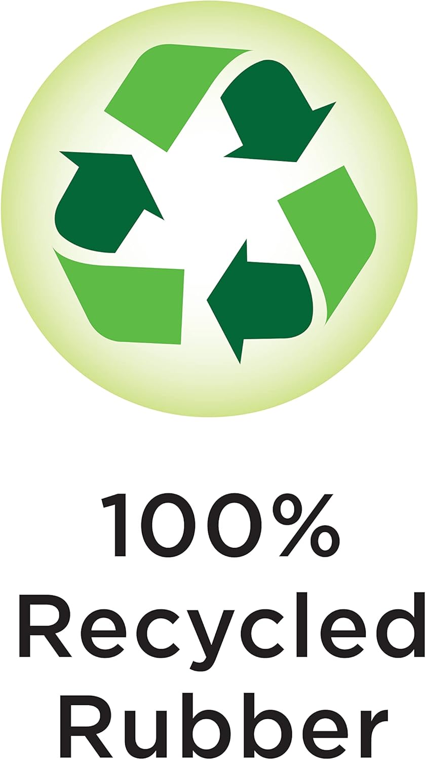 Rubberific Premium Shredded Rubber Mulch for Gardens, Lawns, and Landscaping | Long Lasting Color | Looks Like Natural Wood Mulch (75 CU. FT. - 1,350 LBS, Black)