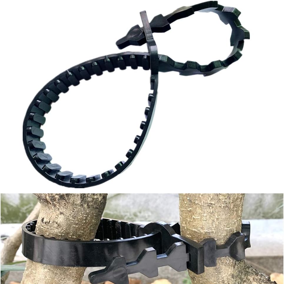 10 Pcs Tree Stake Supports Adjustable Tree Plant Ties Tree Training System, Heavy Duty Tree Stake Straps for Straightening, Reinforced Straps forTrees (5 Pcs 23.6 in + 5 Pcs 10.6 in)
