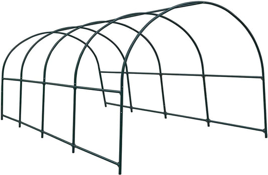 Benefit-USA Multi-Size Large Garden Support Arch Frame Climbing Plant Arch Arbor for Flowers/Fruits/Vegetables (15.9'X7'X7.2'), Green