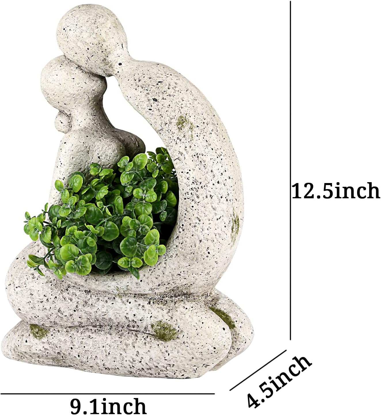 Unique Planters for Indoor Outdoor Plants Head Face Planter Pot Large Succulent Planters Flower Vase with Drainage Hole Around You