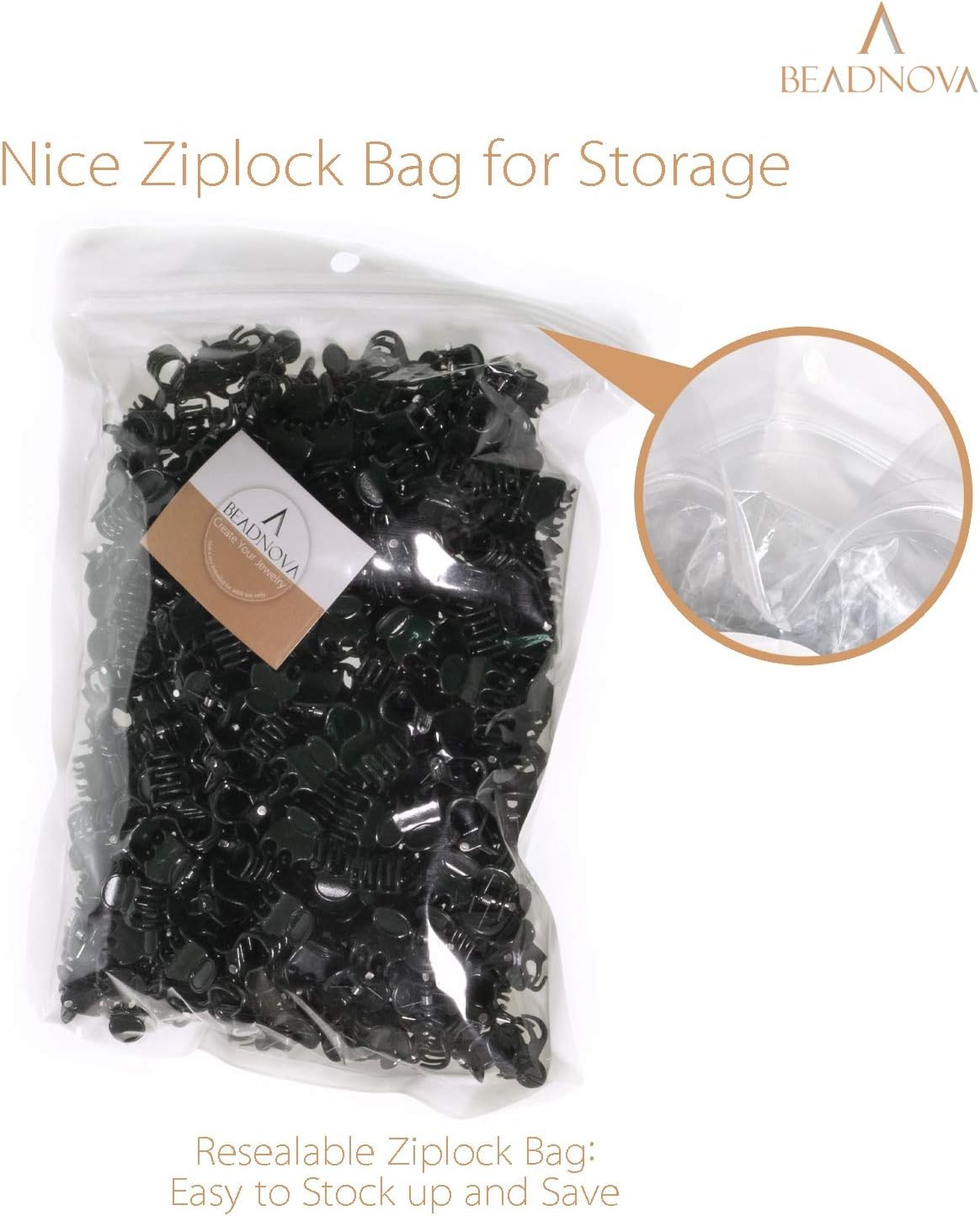 BEADNOVA Orchid Support Clips - 300PCS Plant Clips for Flower, Vine