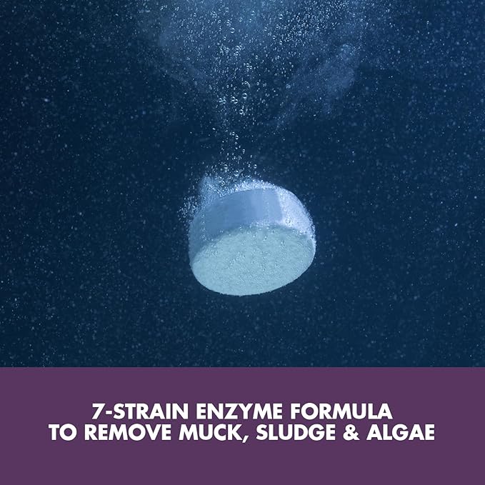 Nature's Core Muck Removal Tablets Natural Pond Sludge Remover, Cleans & Clears Away Muck & Sludge, Safe for The Environment, Treats 1,500 Sq Ft, 3 Month Supply, 8 Scoops, 4 lb