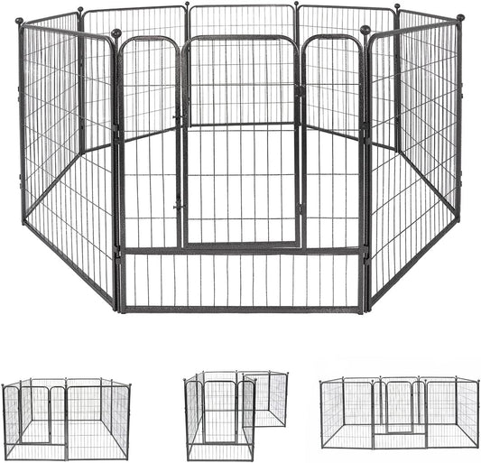 Fencer Wire Decorative Wire Fence, Panel Decor, Heavy Duty Iron Landscape Patio Flower Bed Animal Barrier Border Edging Section, Foldable Garden Fence for Yard for Dog Outdoor, 40 Inch x 21 FT