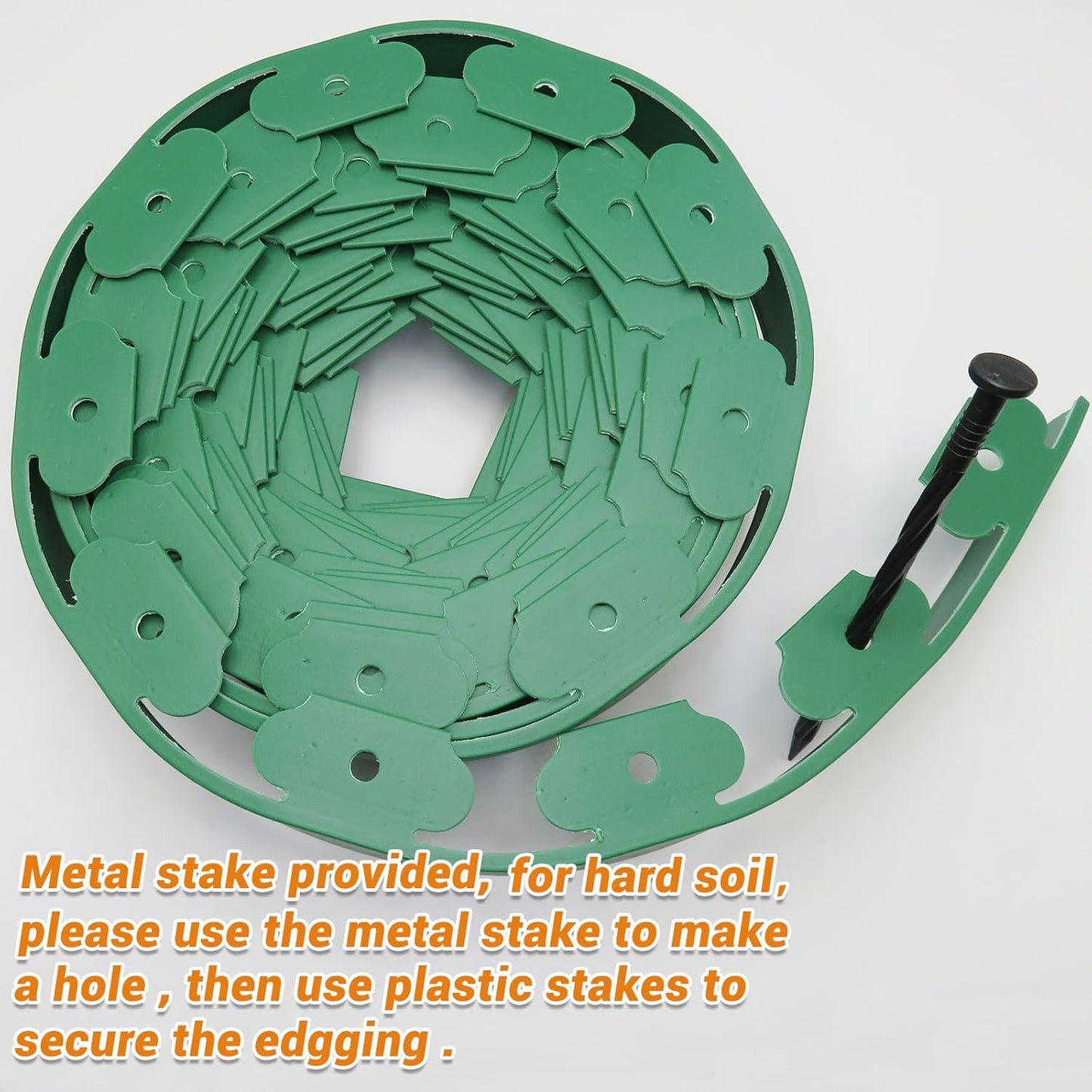 Landscape Edging, Garden Edging Border, Flower Bed Edging Borders Lawn Edging Borders Landscape Edging Border Garden Edging Border Wild Flower Garden Border Paver Edging (Green-66ft)