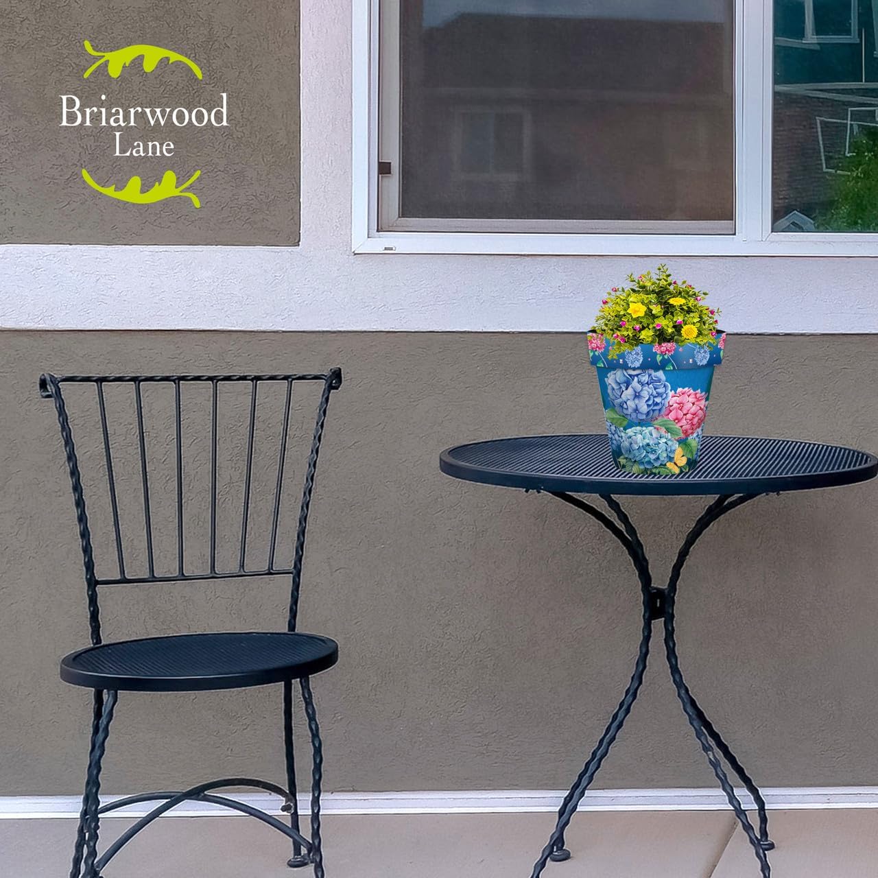 Briarwood Lane Colorful Hydrangeas Small Planter