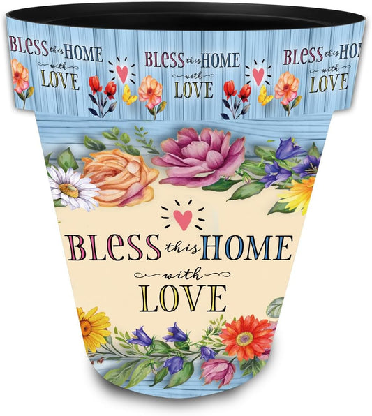 Briarwood Lane Bless This Home with Love Large Planter