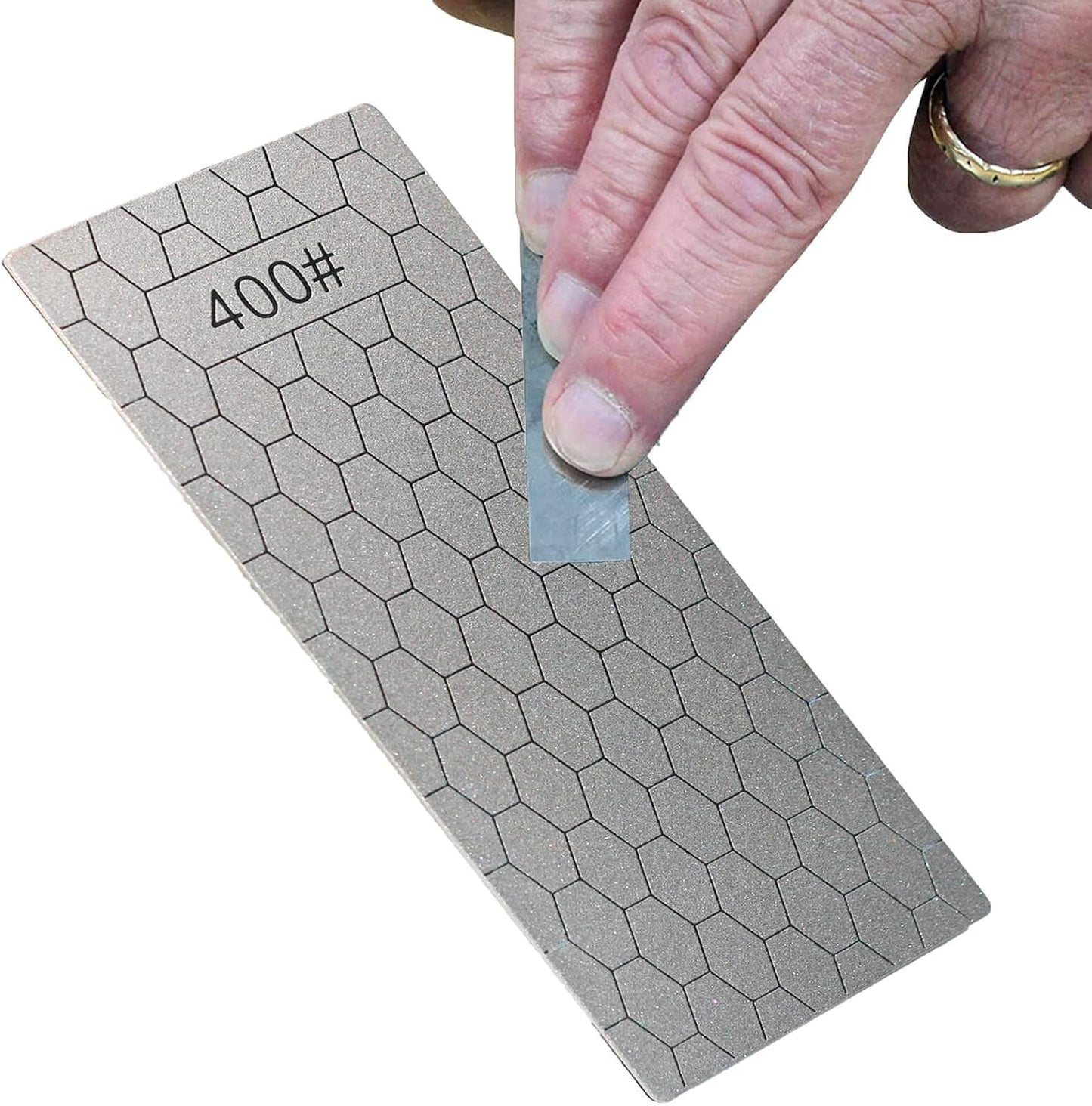 4 Pieces Diamond Sharpening Stone Set,Diamond Lapping Plate Coarse/Medium/Fine Grit Sharpener,400/600/1000/1200 Grit