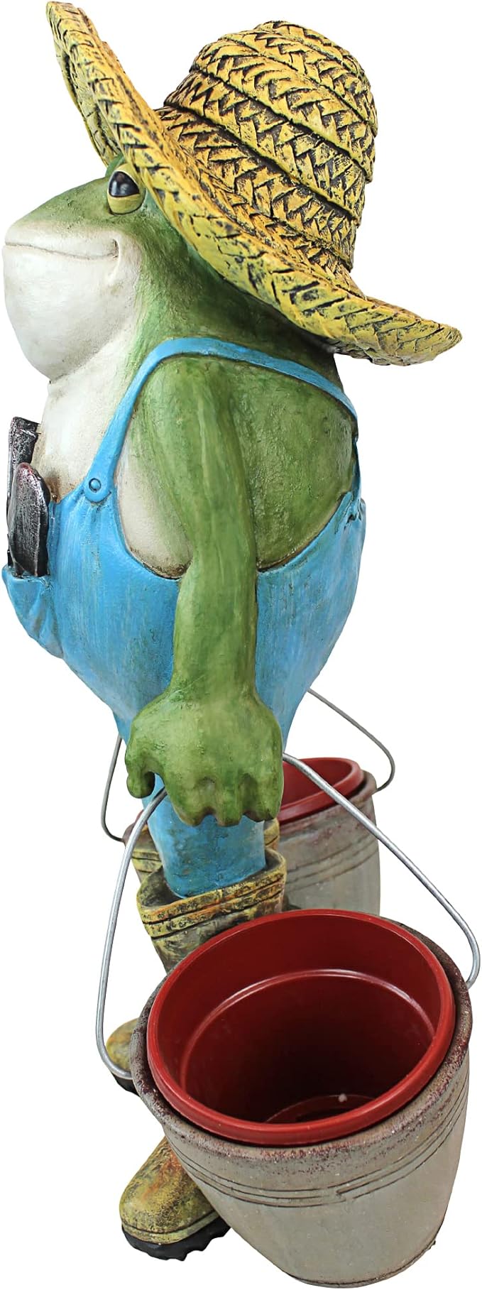 Design Toscano Buckets The Garden Frog Statue