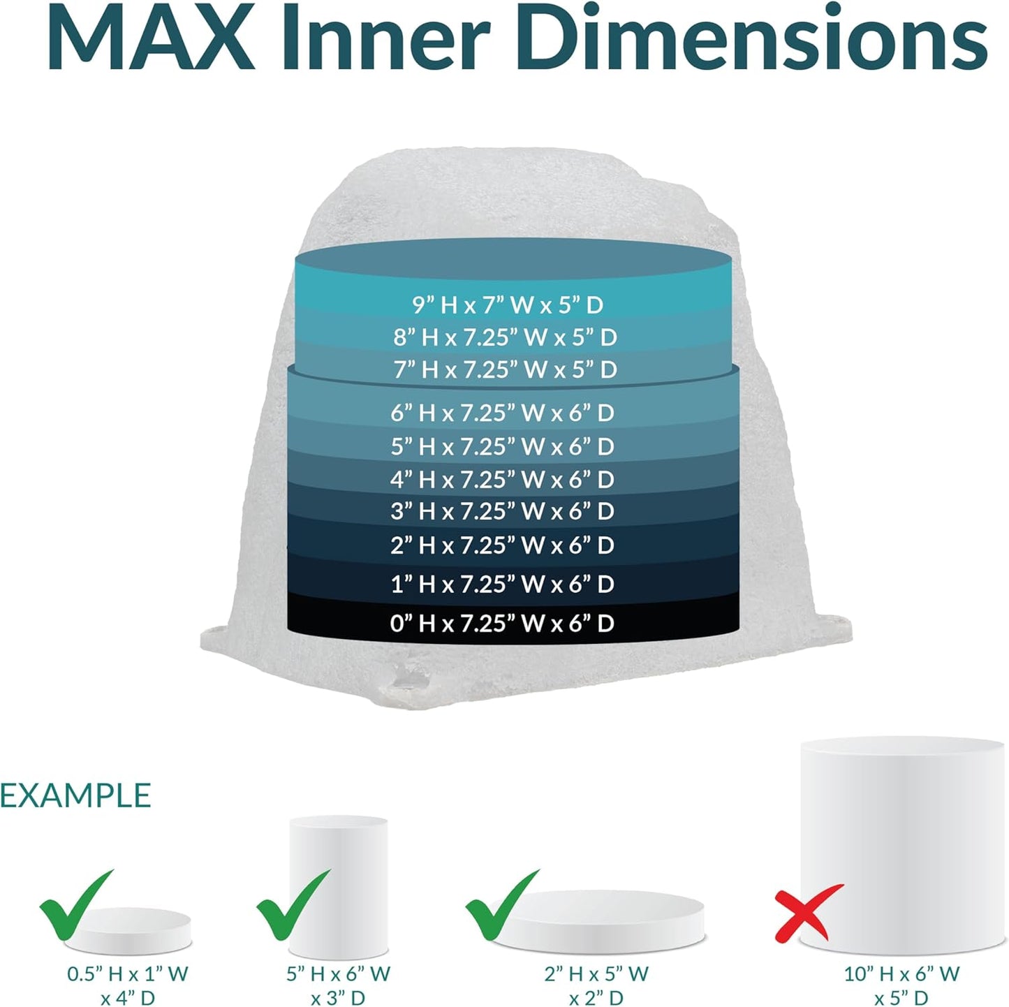 Sunnydaze 11" H Polyresin Faux Landscape Rock Cover - Lightweight Fake Rock Well Pump Cover for Outside - Sand - 2-Pack