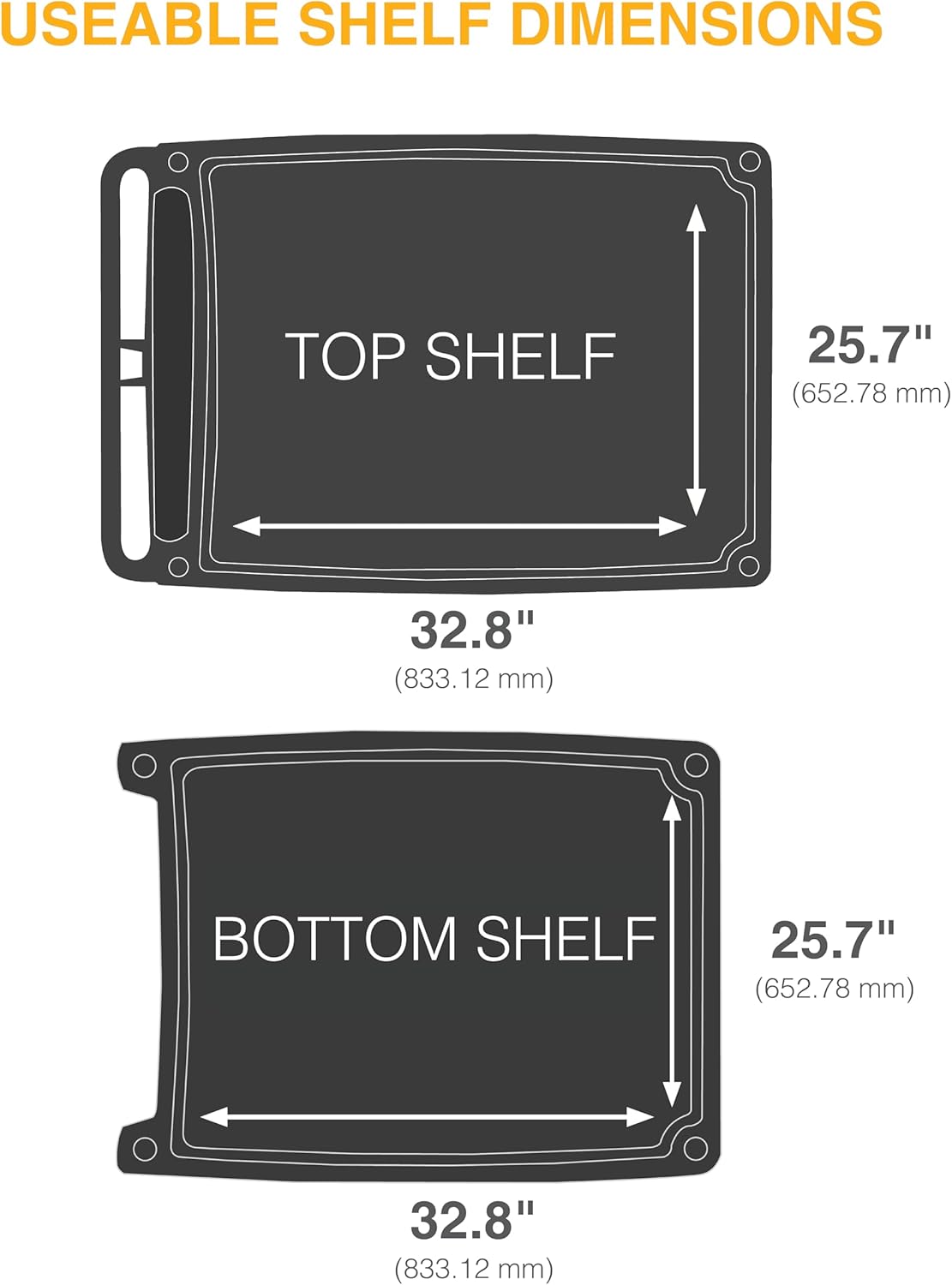 Metro myCart Plus Utility Cart - Choose-Your-Height Adjustable Heavy Duty Rolling Cart for Home, Commercial and Industrial Use - 2-Shelf, 400 lbs Capacity - 27.7" W x 40.25" L x 36.8-40.8" H - Black