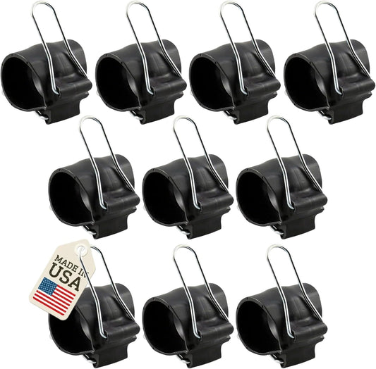 Reusable Plant Clips Made in USA – Orchid Clips, Plant Support Clips & Cord Clips – Heavy-Duty, Weather-Resistant & Durable – Secure Stems, Vines, Wires, Cables, Tomato Plants– Indoor & Outdoor