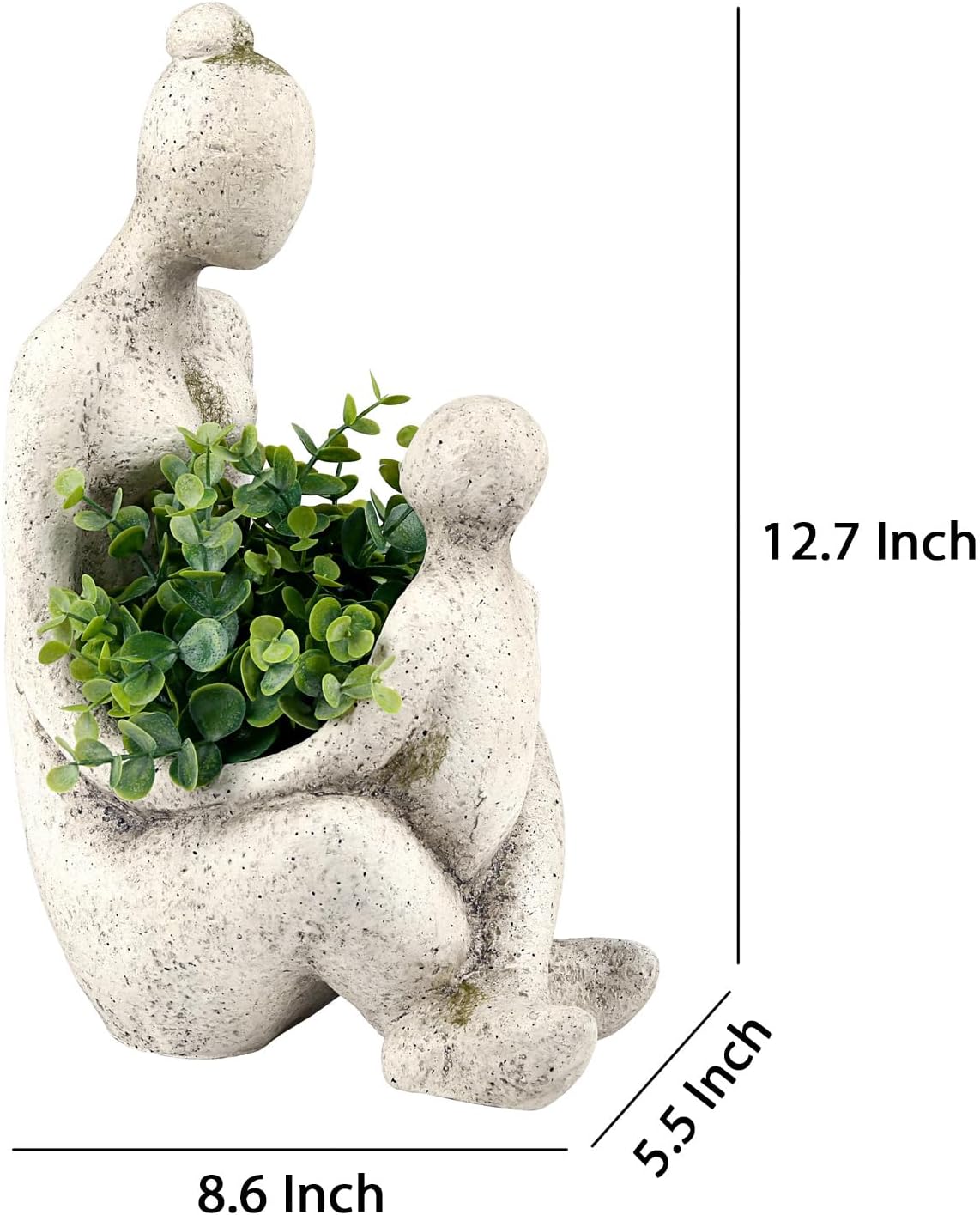 Unique Planters for Indoor Outdoor Plants Head Face Planter Pot Large Succulent Planters Flower Vase with Drainage Hole Grandmas Love