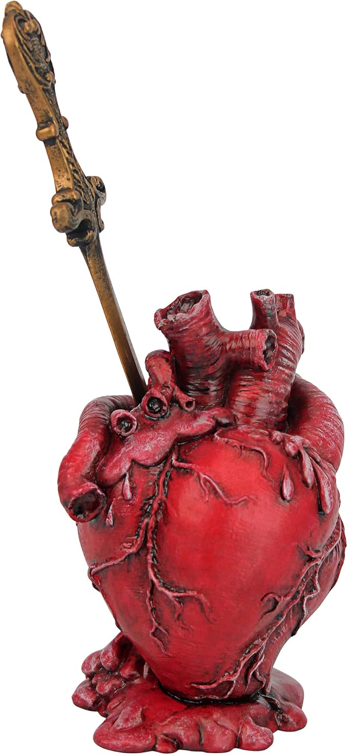 Design Toscano Edgar Allen Poe s Tell-Tale Heart Statue 5 Inch
