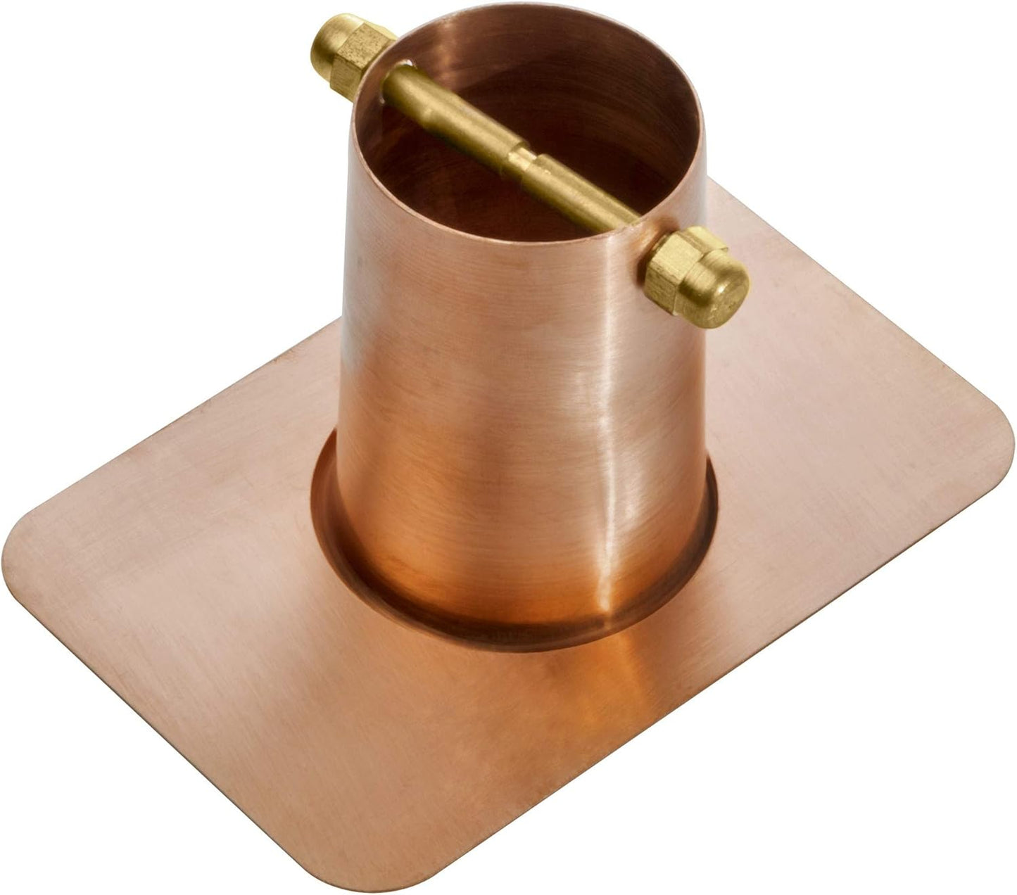 Monarch Rain Chains Pure Copper Gutter Adapter for Rain Chain Installation
