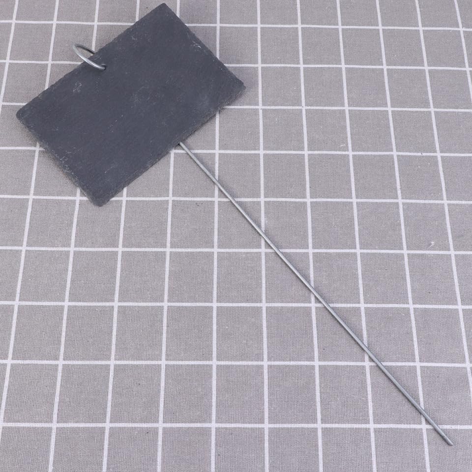 Hemoton Flower Decor Plant Label,Garden Markers Signs,Garden Marker Label Plant,Weatherproof Reusable Natural Hanging Tags for Flower Bed Pots Planters