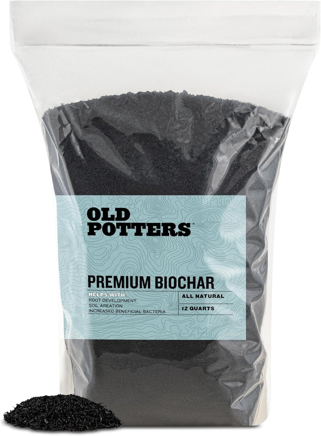 Premium Biochar Soil Enhancer – 100% Organic Charcoal Amendment for Improved Soil Health and Plant Growth (12 Quarts)
