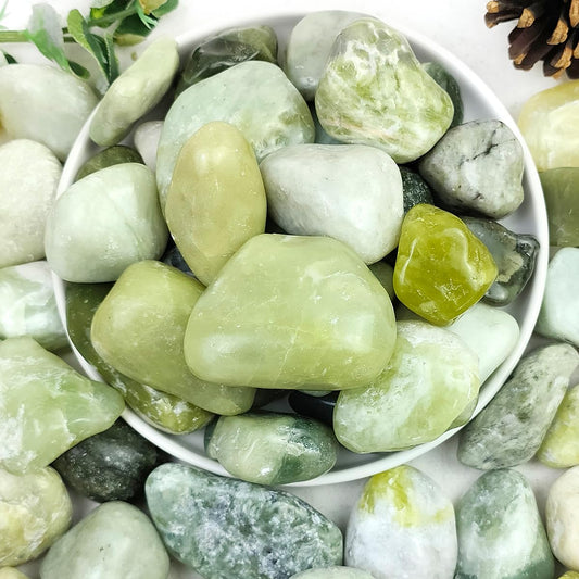 20lbs Jade River Rocks for Landscaping, 2-3 Inch Natural Pebbles for Indoor Plants, High Polished Decorative Stones Vase Filler Fish Tank Aquariums Garden Outdoor and Indoor DIY