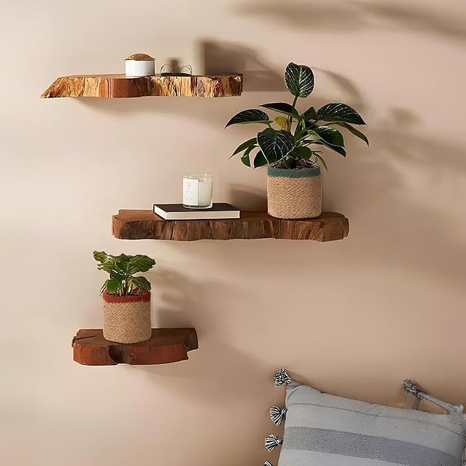 Jute Planter Basket-Woven Jute Rope Covers for Decorating Indoor/Outdoor Succulents, Small Plant Pots-Set of 2-Multi-Purpose Storage Bins 4.5 in - Modern Style Décor - Red, Green & Natural