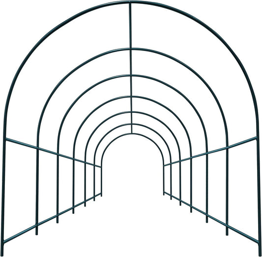 Multi-Size Large Garden Support Arch Frame Climbing Plant Arch Arbor for Flowers/Fruits/Vegetables (19.6ft x 7ft x 7.2ft)
