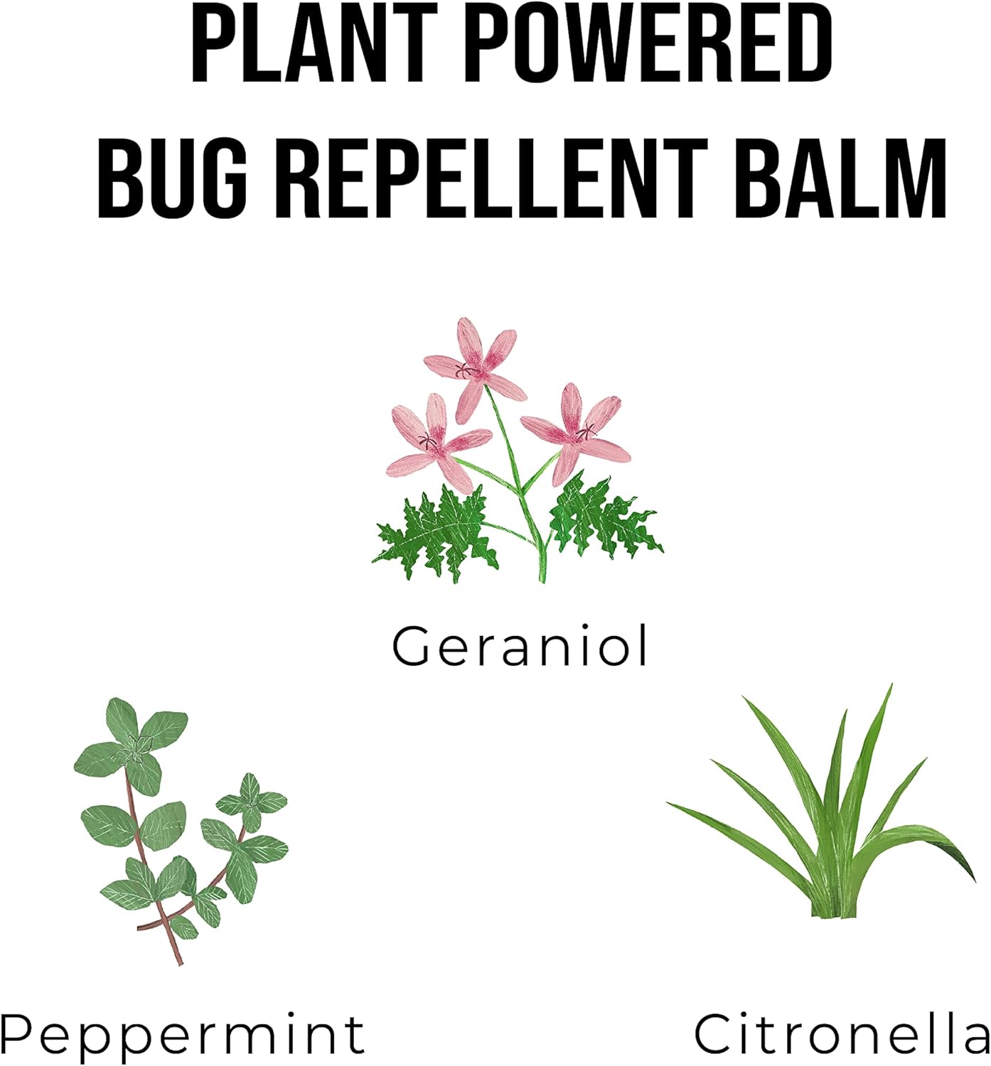 Quitch Mosquito Bug Repellent Balm, Bug Spray Alternative Insect Repellent Travel Size, DEET-Free Vacation Essentials Cruise Must Have, Natural Bug Repellent Wipes Alternative, Made in The USA