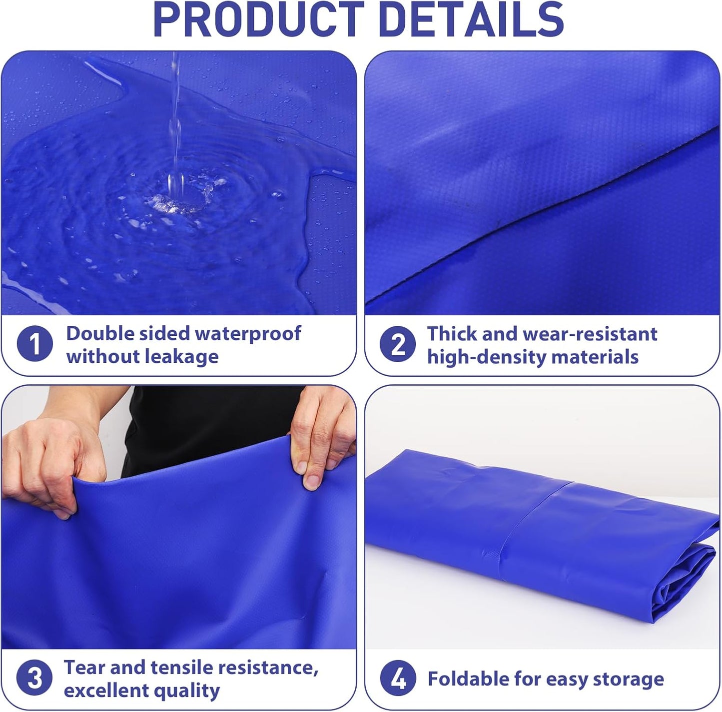 110L/29gal Foldable Water Bladder Storage Container - Large Capacity Soft Water Bag for Drought Resistance, Fire Prevention, and Emergency Water