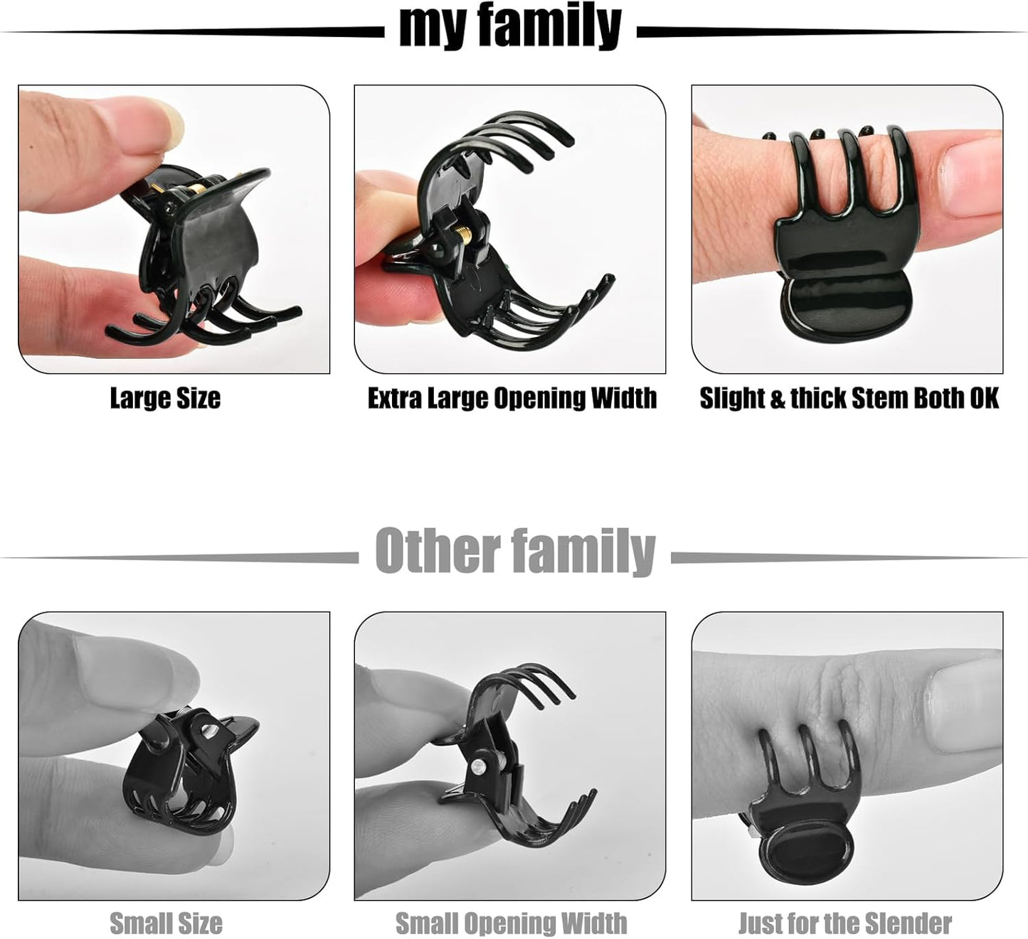 AccEncyc 50 Pcs Large Plant Clips Orchid Clips Plant Orchid Support Clips Flower Vine Clips for Supporting Stems Vines Stalks Climbing Plants Grow Upright