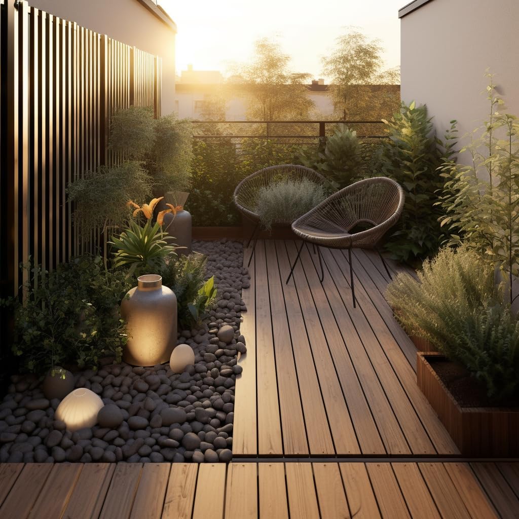 2 LBS River Rocks, StoneCreek, Decorative Garden Stones for Plant Landscaping, Polished Gravel Filler Pebbles for Home Decoration, Vases, Succulents, Flower Beds and Fish Tanks (Black, Medium)