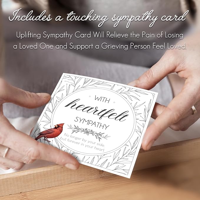 Memorial Gifts for Loss of Mom,Loss of Mother Sympathy Gifts,Sympathy Gift Idea Crystal Ball Suncatcher,Hanging Crystals Ornament for Window,Rainbow Maker