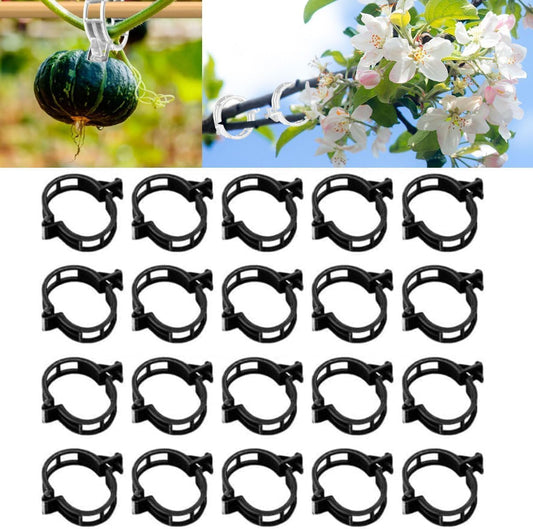 150 PCS Plant Support Clips Reusable Garden Clips, Secured Plastic Plant Clips, Tomato Support Clips for String Trellis for Climbing Plants Outdoor Indoor Plant Flowers Stem Vine Fixing Clips