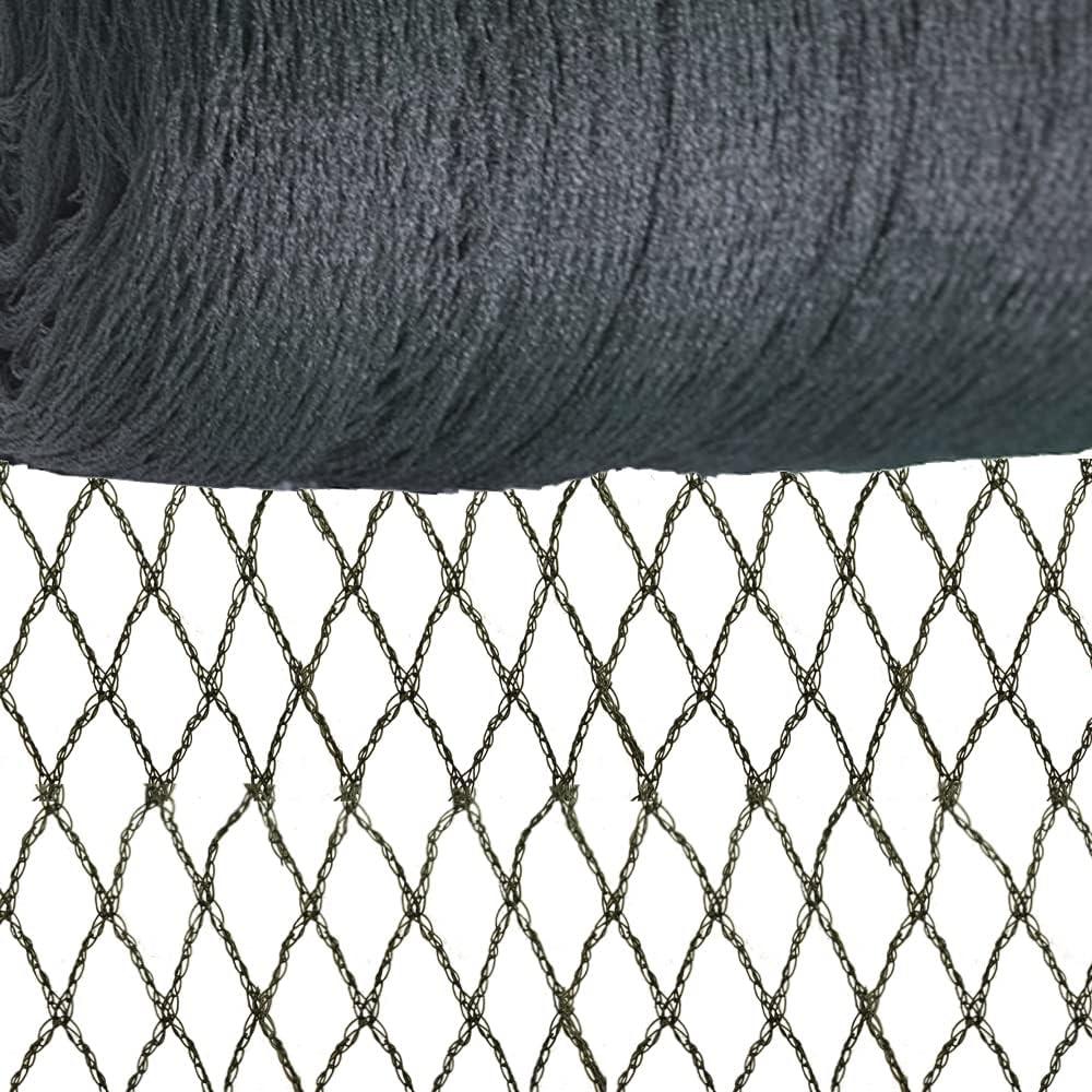 Meanchen Bird Netting 14x14 Ft, 1/2In Mesh Heavy Duty Garden Netting Pest Barrier for Plants, Vegetables, Extra Strong Woven Mesh Netting, Animal Fencing for Fruit Trees Against Birds, Deer, Poultry