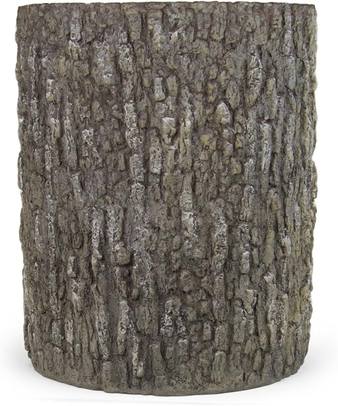 Aquascape Faux Oak Stump Cover for Yard, Landscape, and Garden | 78259 18.5-inches H x 15-inches Dia.