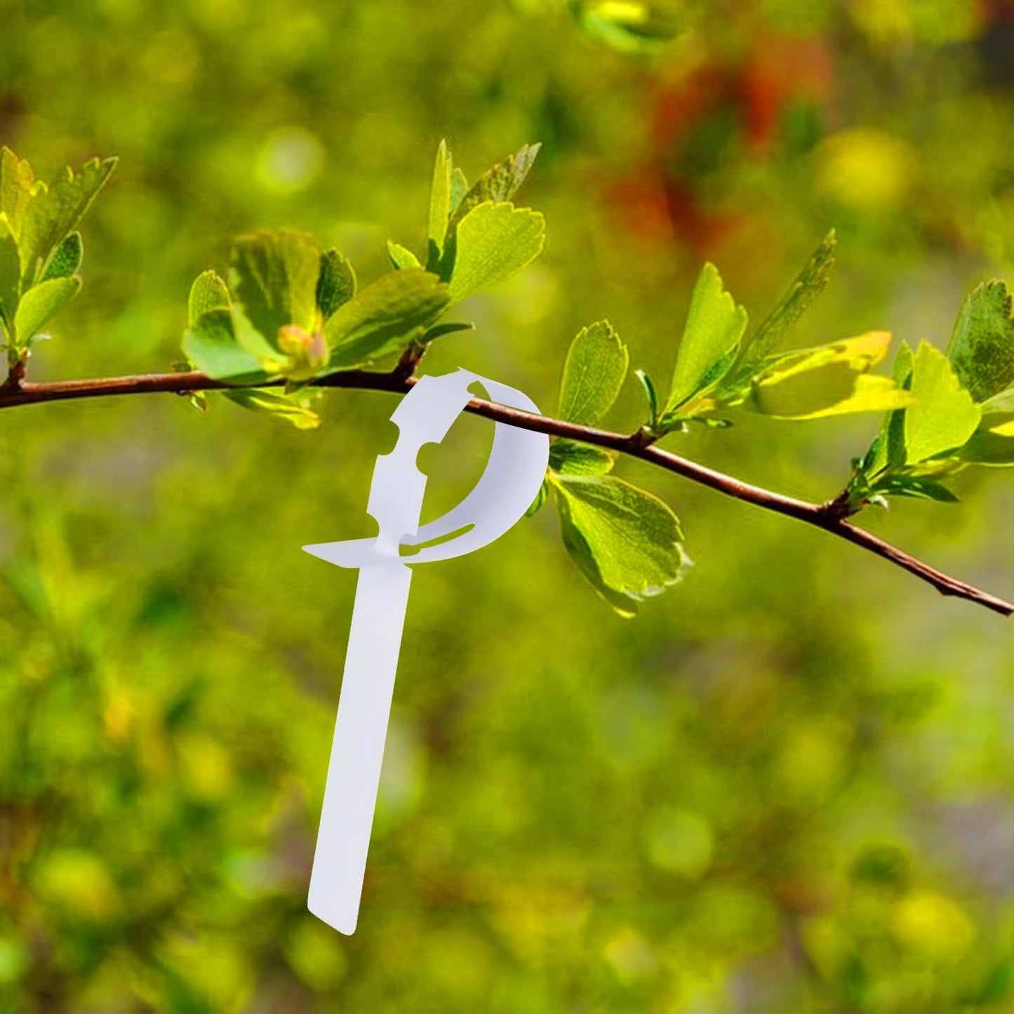 Plant Labels Yuanling Plastic Plant Tree Tags Wrap Around Hanging Tags Nursery Tree Markers Adjustable Garden Labels for Indoor Outdoor Gardening Plants (White)