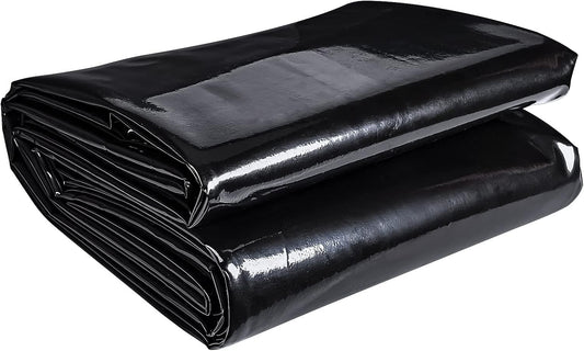 ToLanbbt Pond Liner 13 x 20 Ft HDPE Pond Liners, 20 Mil UV Resistant Preformed Pond Liner Easy Cutting, Pond Liner for Natural Looking Ponds, Waterfall, Koi Pondsand Water Garden (Black)